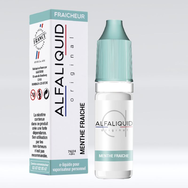 Menthe Fraîche 10ml - Alfaliquid Fraicheur