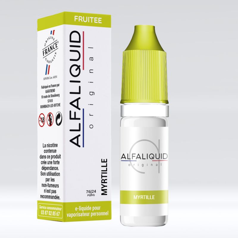 Myrtille 10ml - Alfaliquid Fruitées