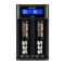 Chargeur d'accus i2 LCD - Golisi : Couleur:Noir