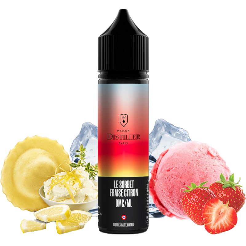 Le Sorbet Fraise Citron 50ml - Maison Distiller