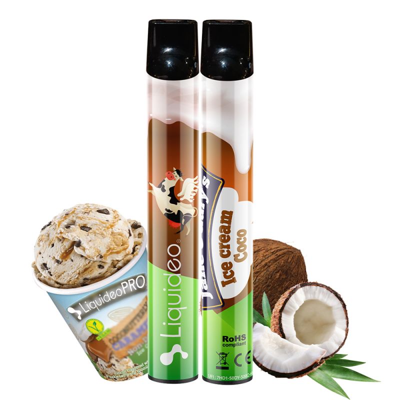 Wpuff Ice Cream Coco 600 puffs (Boite de 10)