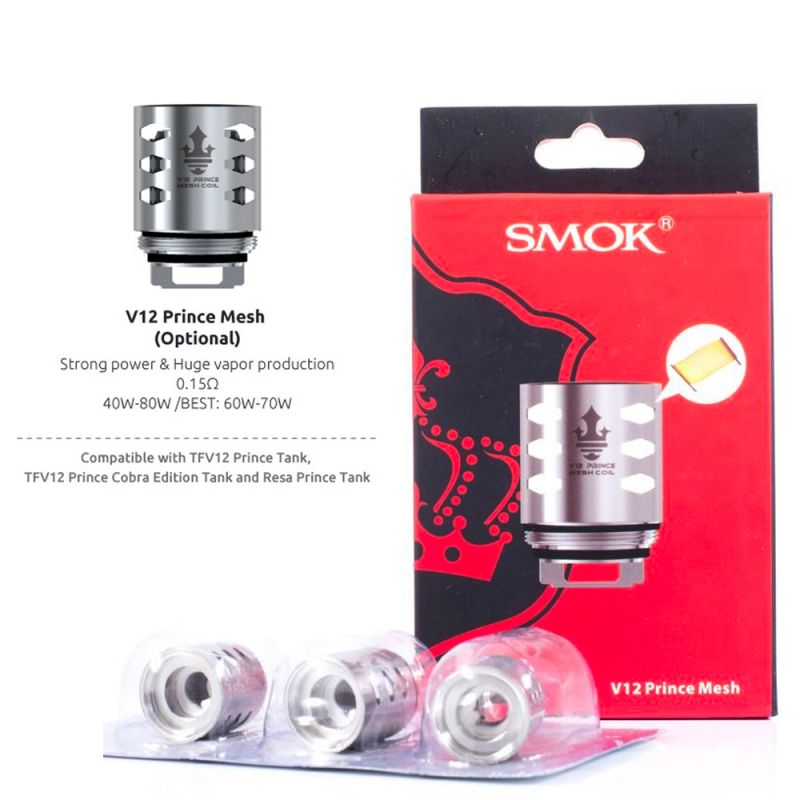 Résistances TFV12 P-Tank (3pcs) - Smok
