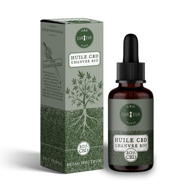 Huile de Chanvre Bio CBD - Curieux