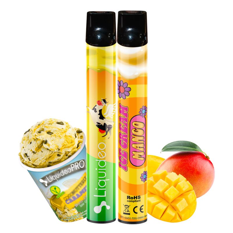 Wpuff Ice Cream Mango 600 puffs (Boite de 10)