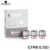 Résistances GTM8 - 0.15ohm (Pack de 3pcs) - Vaporesso