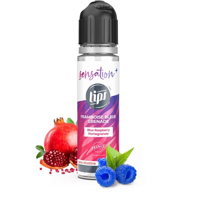 Framboise Bleue Grenade 50ml - Sensation by Le French Liquide
