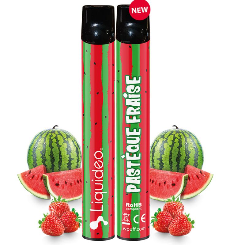 Wpuff Pastèque Fraise 600 puffs (Boite de 10)