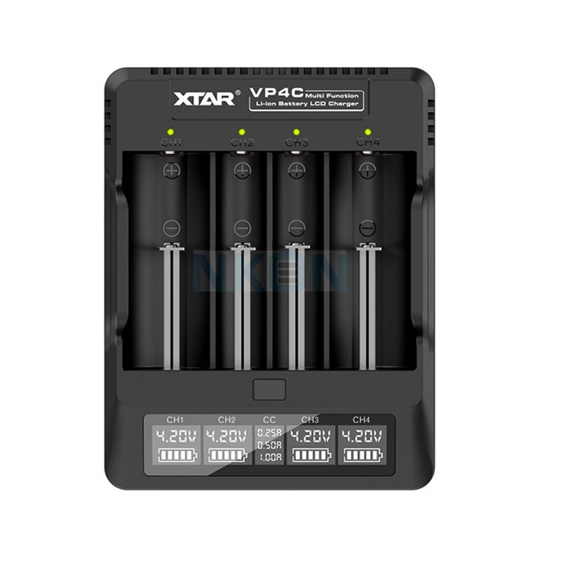 Xtar Chargeur d'accus VP4C