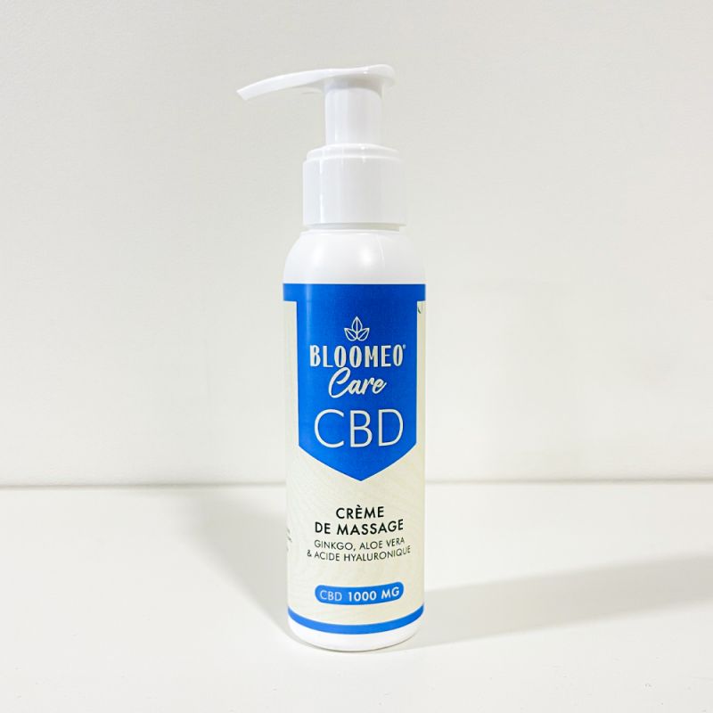 Crème de Massage CBD 100ml - Bloomeo