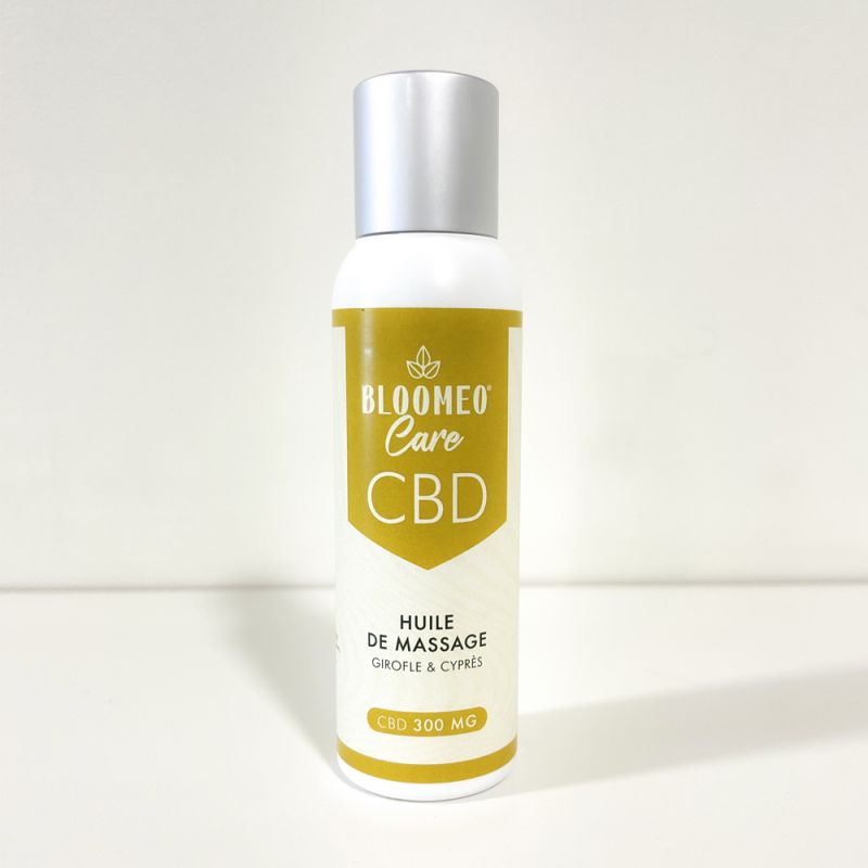 Huile de Massage CBD 100ml - Bloomeo