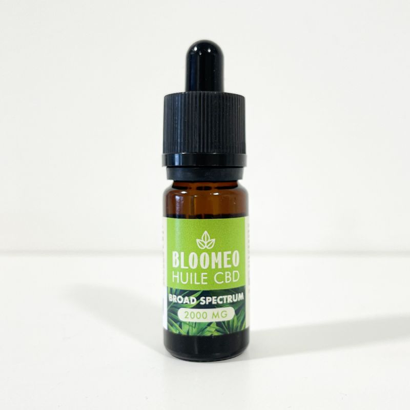 Huile CBD Broad Spectrum 2000mg 10ml - Bloomeo