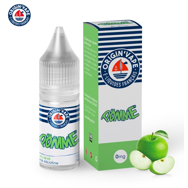 Pomme 10ml (Boite de 10) - Origin'vape
