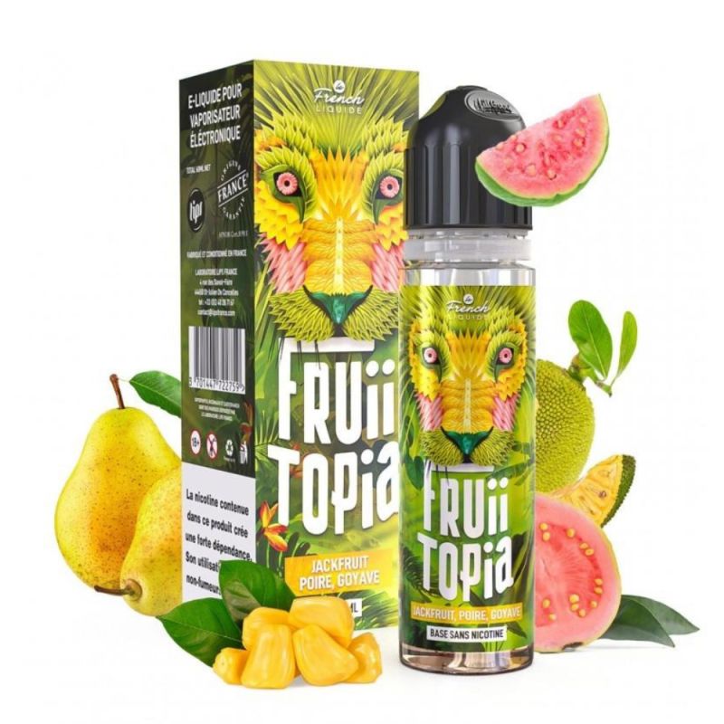 Fruiitopia Jack Fruit Poire Goyave 60ml - Le French Liquide
