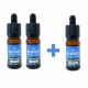 Pack Huile CBD Broad Spectrum 1000mg 10ml 2+1 - Bloomeo