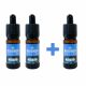 Pack Huile CBD Isolat 1000mg 10ml 2+1 - Bloomeo