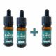 Pack Huile CBD Isolat 500mg 10ml 2+1 - Bloomeo