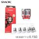 Résistances TFV8 Baby / TFV12 Baby Prince (5pcs) - Smok