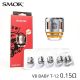Résistances TFV8 Baby / TFV12 Baby Prince (5pcs) - Smok
