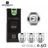 Résistances GT (3pcs) - Vaporesso : Ohm:GT CCELL 0.5ohm