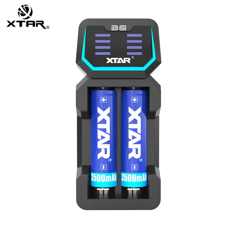 Xtar Chargeur d'accus D2
