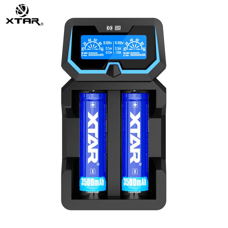 Xtar Chargeur d'accus X2