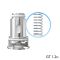 Eleaf résistances GT (5pcs) : Ohm:GT 1.2ohm