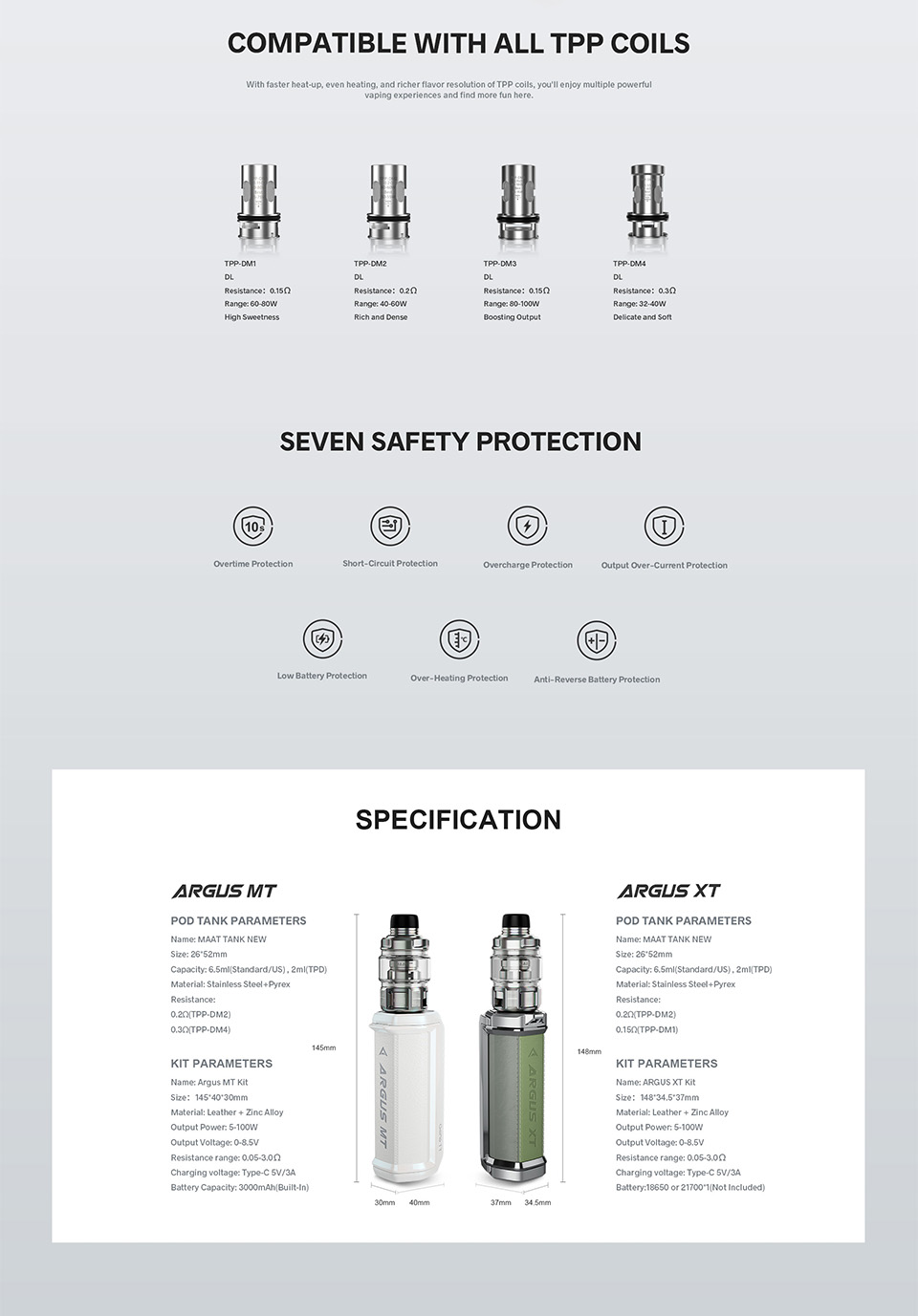 ARGUS MT ET ARGUS XT chez LVP
