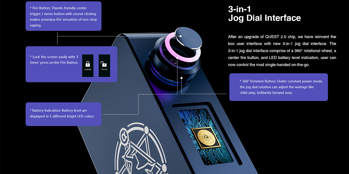 BOX CENTAURUS M200 DE LOST VAPE