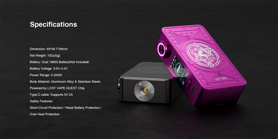 BOX CENTAURUS M200 DE LOST VAPE