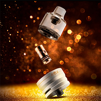 Visuel atomiseur DotTank, cartouche, résistance et base/airflow séparés