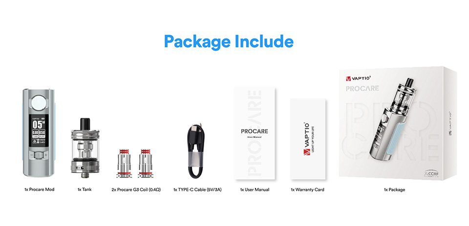 Kit procare vaptio chez LVP